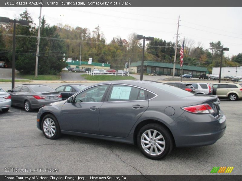Comet Gray Mica / Black 2011 Mazda MAZDA6 i Grand Touring Sedan