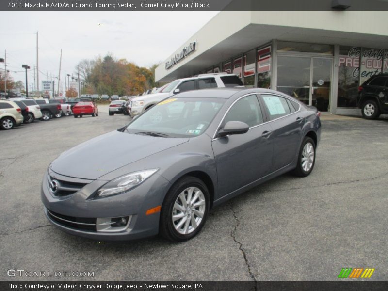 Comet Gray Mica / Black 2011 Mazda MAZDA6 i Grand Touring Sedan