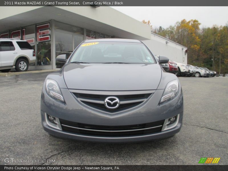 Comet Gray Mica / Black 2011 Mazda MAZDA6 i Grand Touring Sedan