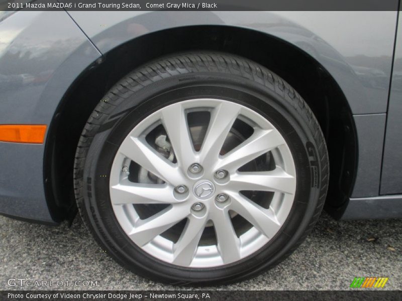 Comet Gray Mica / Black 2011 Mazda MAZDA6 i Grand Touring Sedan