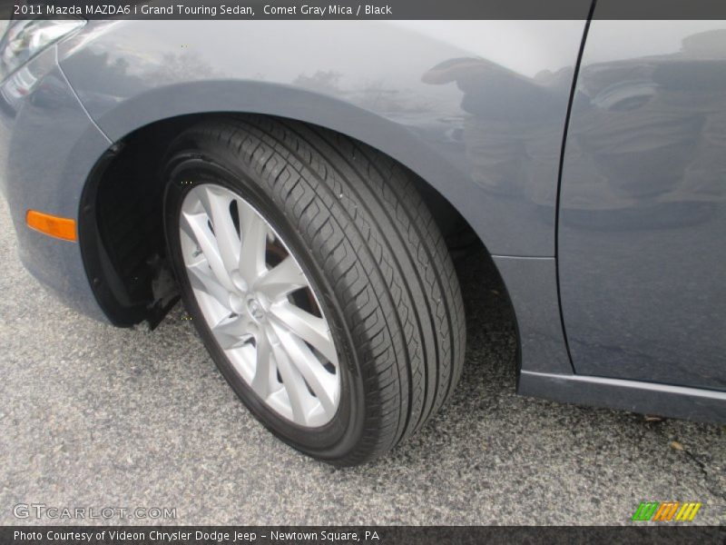 Comet Gray Mica / Black 2011 Mazda MAZDA6 i Grand Touring Sedan
