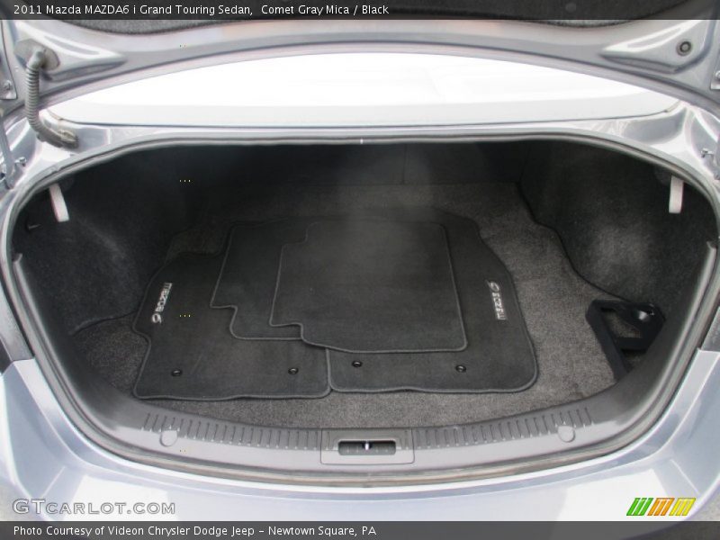 Comet Gray Mica / Black 2011 Mazda MAZDA6 i Grand Touring Sedan