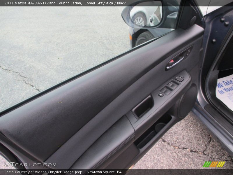 Comet Gray Mica / Black 2011 Mazda MAZDA6 i Grand Touring Sedan