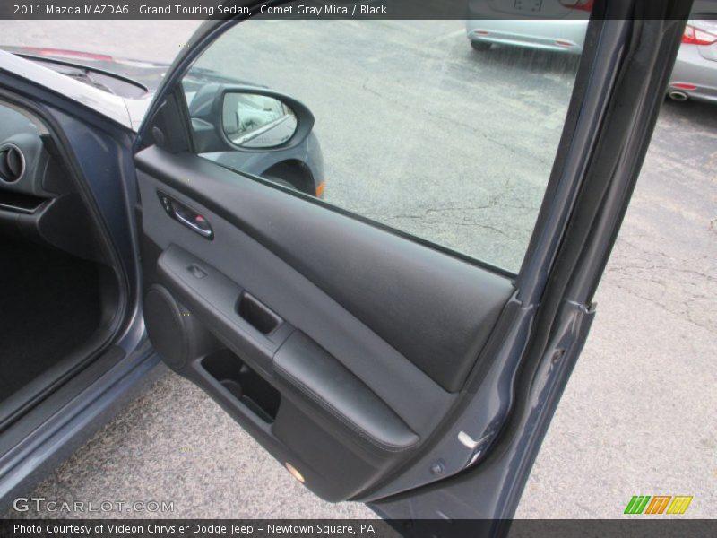 Comet Gray Mica / Black 2011 Mazda MAZDA6 i Grand Touring Sedan