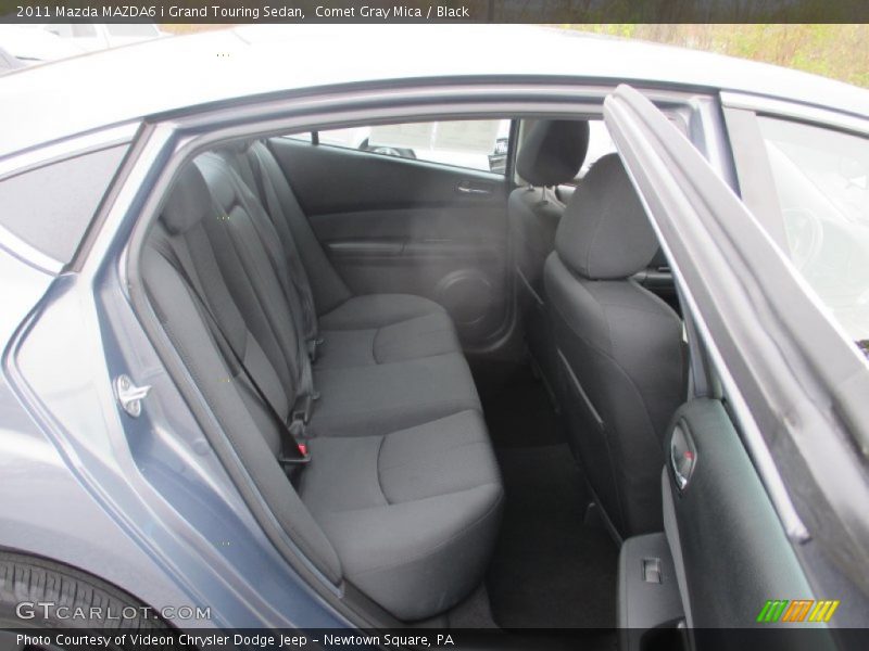 Comet Gray Mica / Black 2011 Mazda MAZDA6 i Grand Touring Sedan