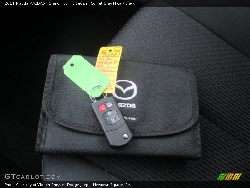 Comet Gray Mica / Black 2011 Mazda MAZDA6 i Grand Touring Sedan