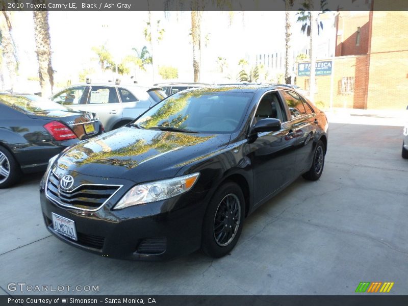 Black / Ash Gray 2010 Toyota Camry LE