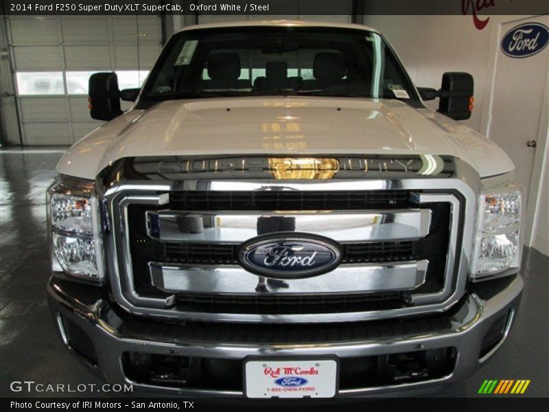 Oxford White / Steel 2014 Ford F250 Super Duty XLT SuperCab