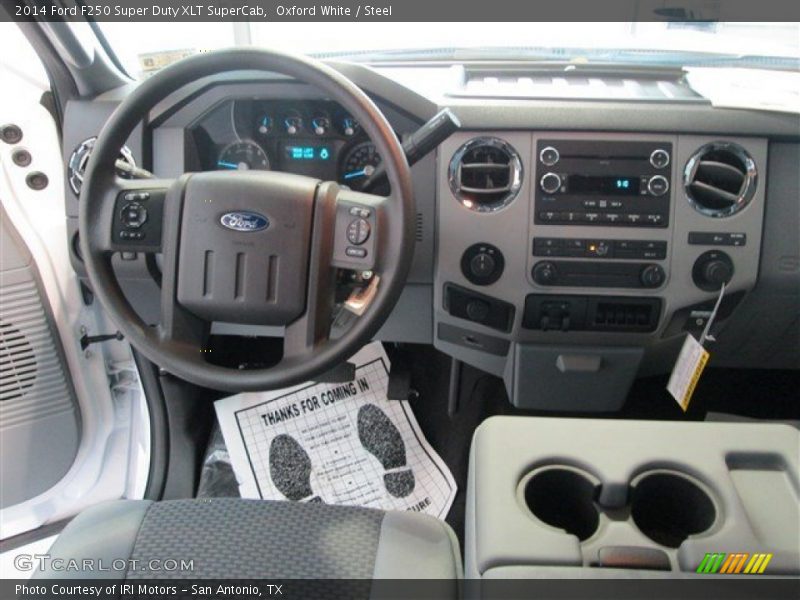 Oxford White / Steel 2014 Ford F250 Super Duty XLT SuperCab