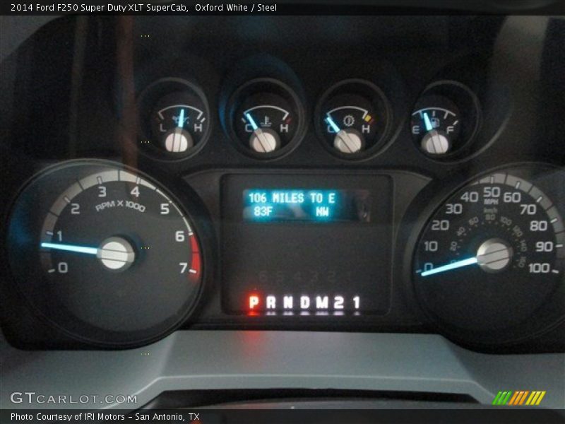 Oxford White / Steel 2014 Ford F250 Super Duty XLT SuperCab