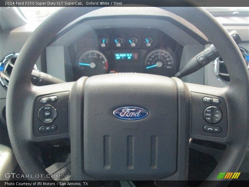 Oxford White / Steel 2014 Ford F250 Super Duty XLT SuperCab