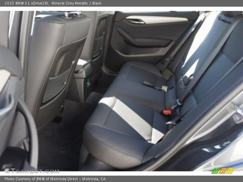 Mineral Grey Metallic / Black 2015 BMW X1 xDrive28i