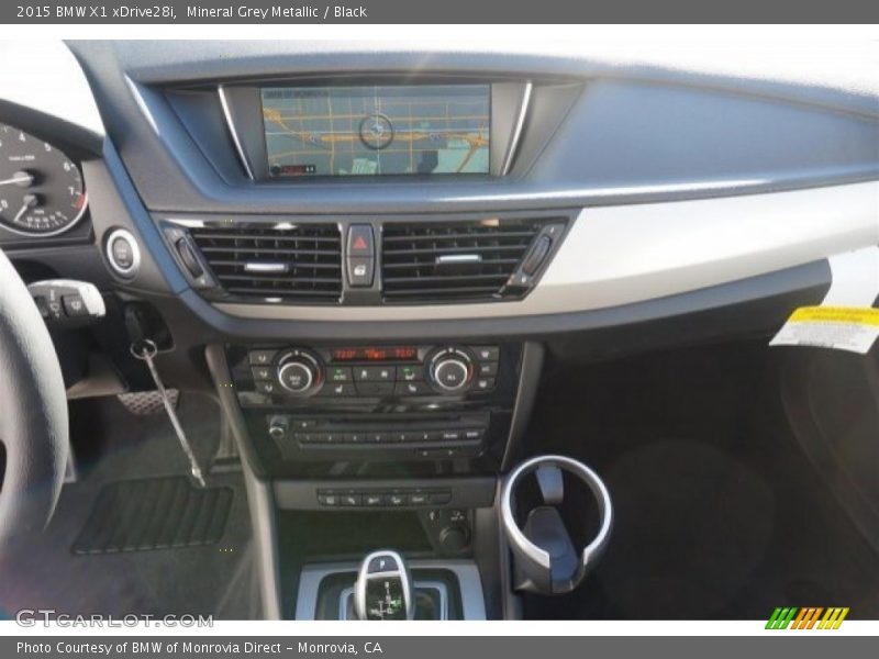 Mineral Grey Metallic / Black 2015 BMW X1 xDrive28i