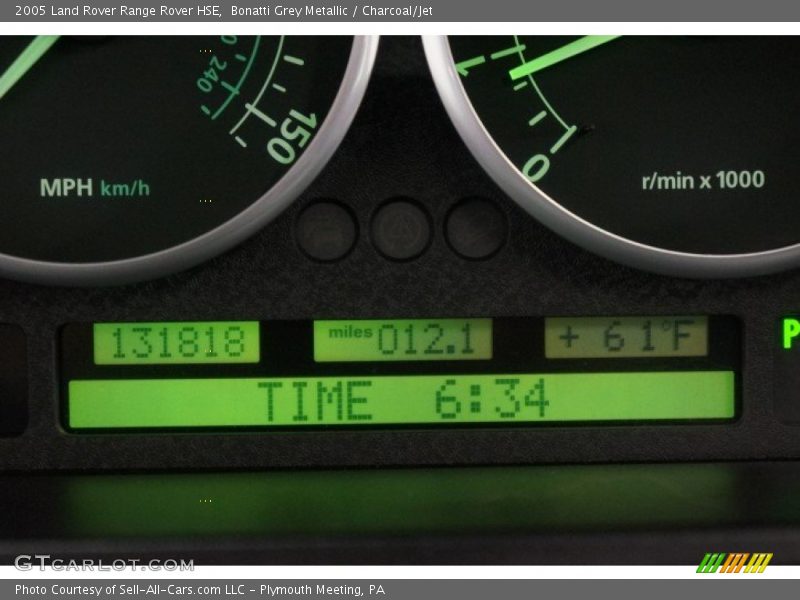 Bonatti Grey Metallic / Charcoal/Jet 2005 Land Rover Range Rover HSE