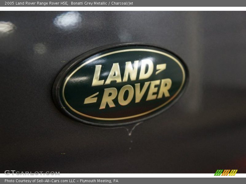 Bonatti Grey Metallic / Charcoal/Jet 2005 Land Rover Range Rover HSE