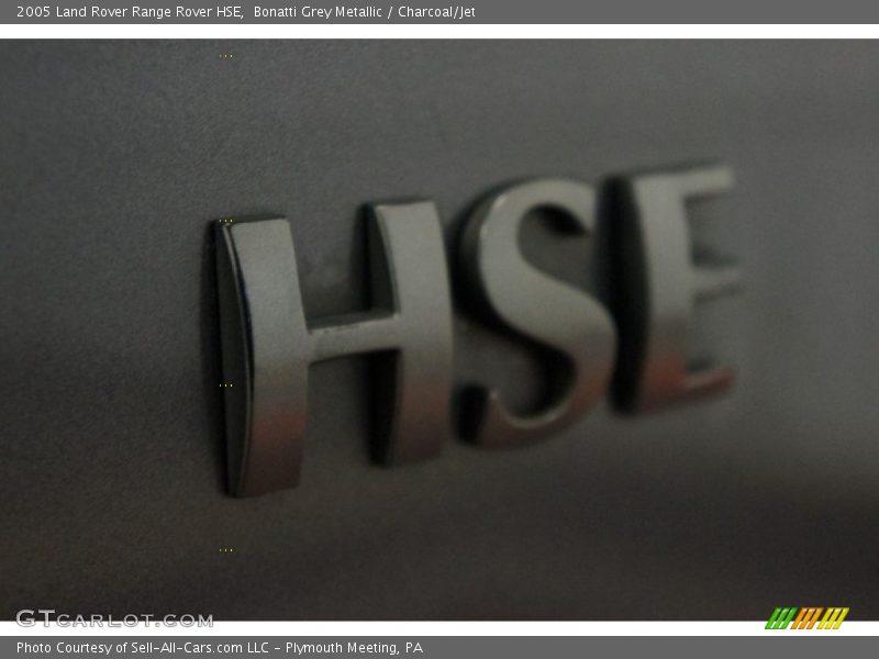 Bonatti Grey Metallic / Charcoal/Jet 2005 Land Rover Range Rover HSE