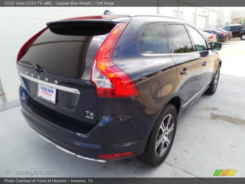 Caspian Blue Metallic / Soft Beige 2015 Volvo XC60 T6 AWD
