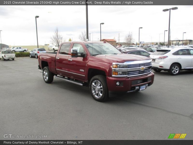Deep Ruby Metallic / High Country Saddle 2015 Chevrolet Silverado 2500HD High Country Crew Cab 4x4