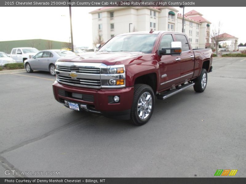 Deep Ruby Metallic / High Country Saddle 2015 Chevrolet Silverado 2500HD High Country Crew Cab 4x4