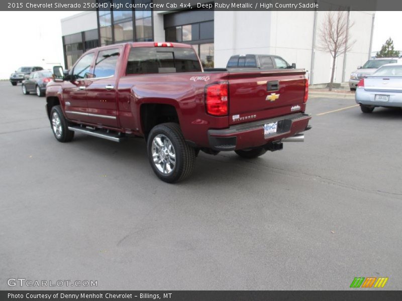 Deep Ruby Metallic / High Country Saddle 2015 Chevrolet Silverado 2500HD High Country Crew Cab 4x4
