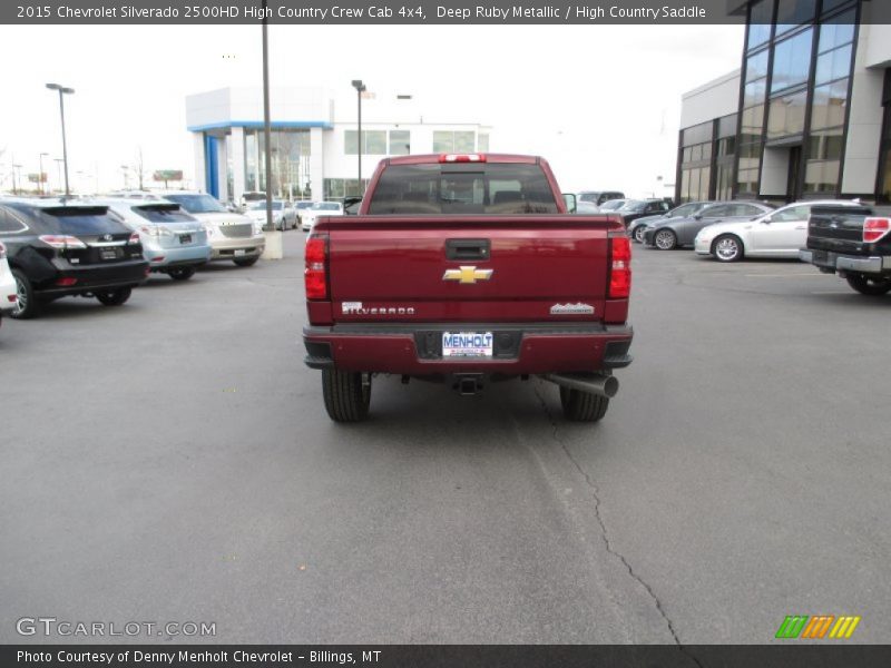 Deep Ruby Metallic / High Country Saddle 2015 Chevrolet Silverado 2500HD High Country Crew Cab 4x4