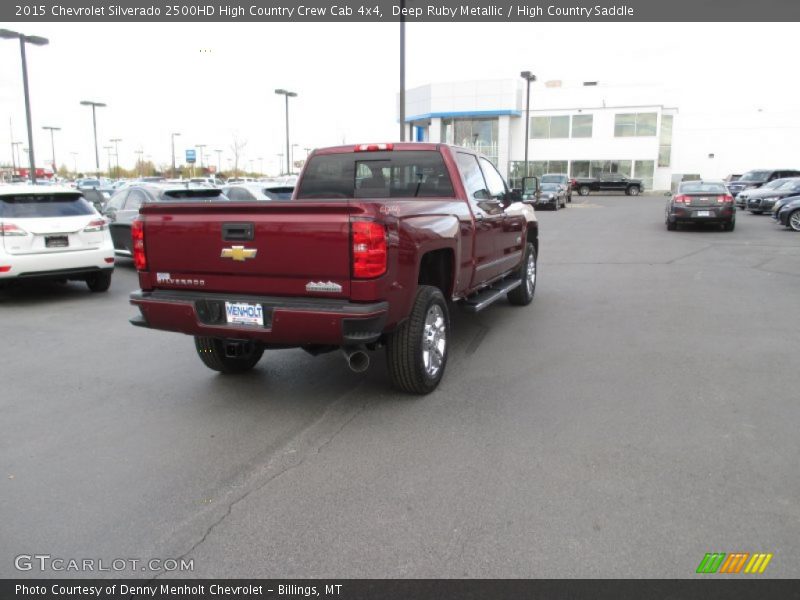 Deep Ruby Metallic / High Country Saddle 2015 Chevrolet Silverado 2500HD High Country Crew Cab 4x4