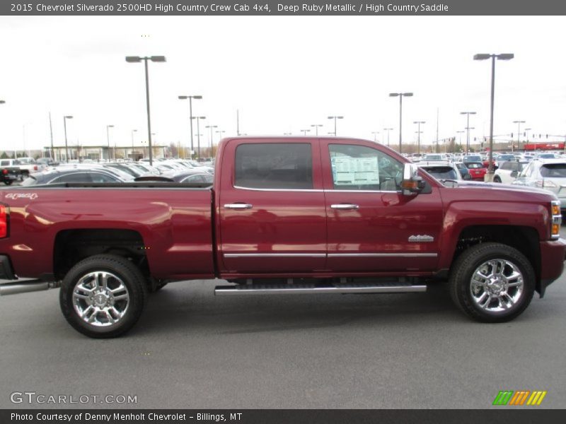 Deep Ruby Metallic / High Country Saddle 2015 Chevrolet Silverado 2500HD High Country Crew Cab 4x4
