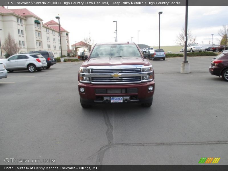 Deep Ruby Metallic / High Country Saddle 2015 Chevrolet Silverado 2500HD High Country Crew Cab 4x4