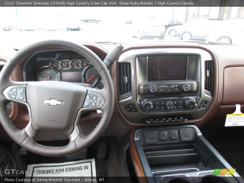 Deep Ruby Metallic / High Country Saddle 2015 Chevrolet Silverado 2500HD High Country Crew Cab 4x4