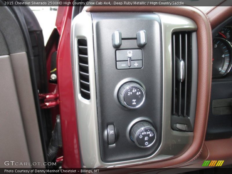 Controls of 2015 Silverado 2500HD High Country Crew Cab 4x4