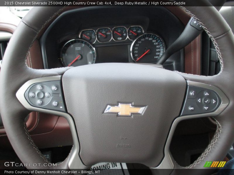  2015 Silverado 2500HD High Country Crew Cab 4x4 Steering Wheel