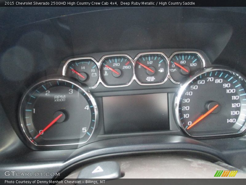  2015 Silverado 2500HD High Country Crew Cab 4x4 High Country Crew Cab 4x4 Gauges