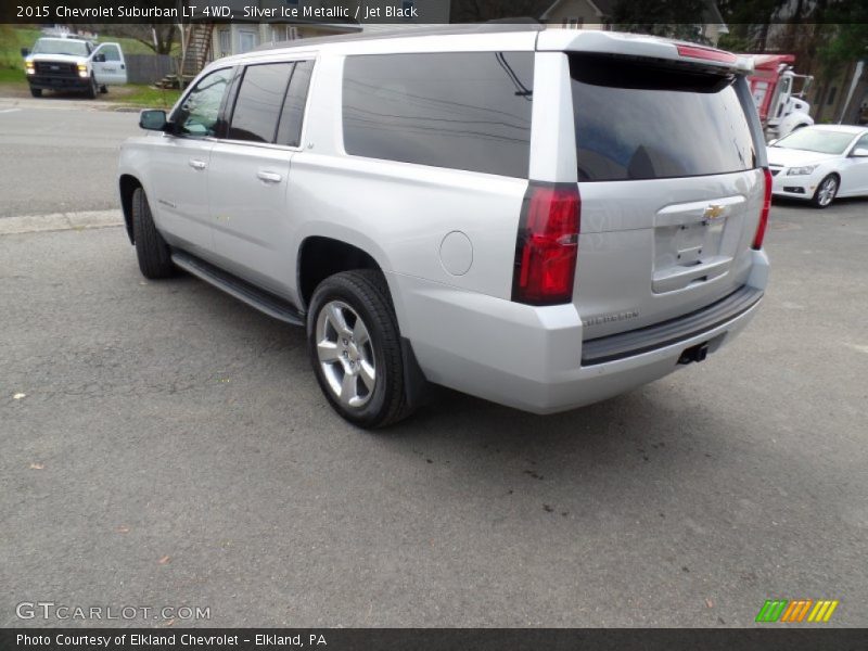 Silver Ice Metallic / Jet Black 2015 Chevrolet Suburban LT 4WD