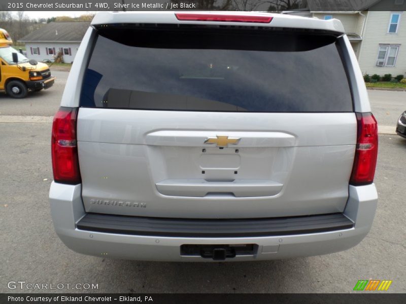 Silver Ice Metallic / Jet Black 2015 Chevrolet Suburban LT 4WD