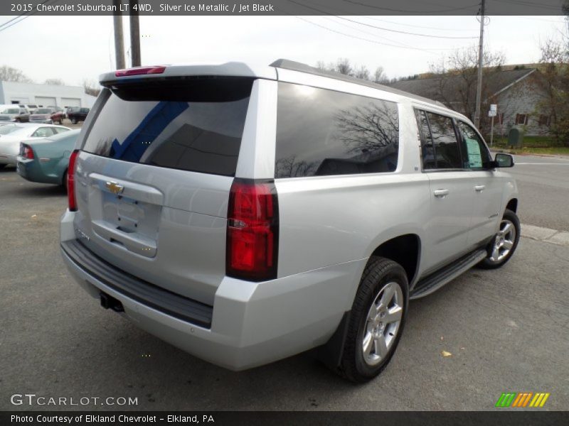 Silver Ice Metallic / Jet Black 2015 Chevrolet Suburban LT 4WD