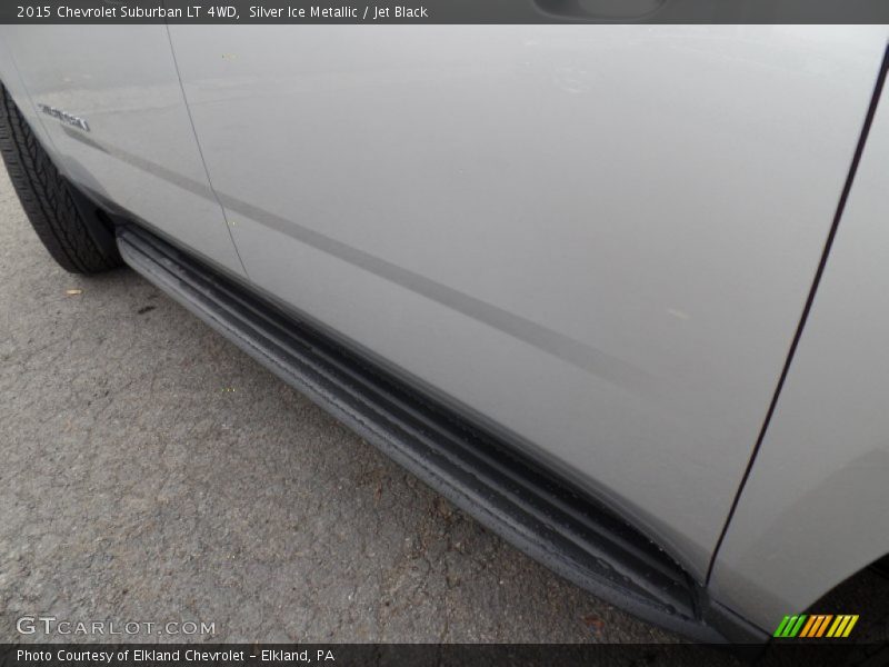 Silver Ice Metallic / Jet Black 2015 Chevrolet Suburban LT 4WD