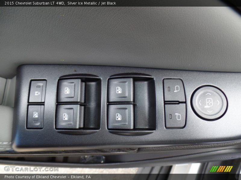 Silver Ice Metallic / Jet Black 2015 Chevrolet Suburban LT 4WD