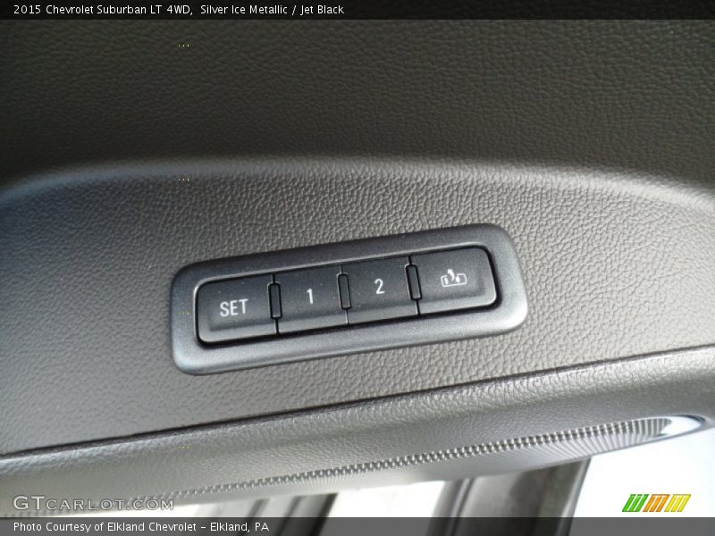 Silver Ice Metallic / Jet Black 2015 Chevrolet Suburban LT 4WD