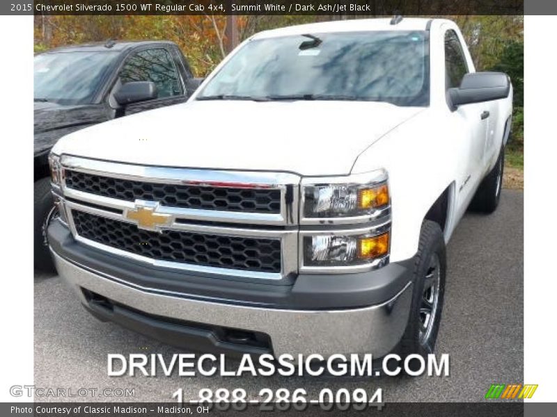 Summit White / Dark Ash/Jet Black 2015 Chevrolet Silverado 1500 WT Regular Cab 4x4