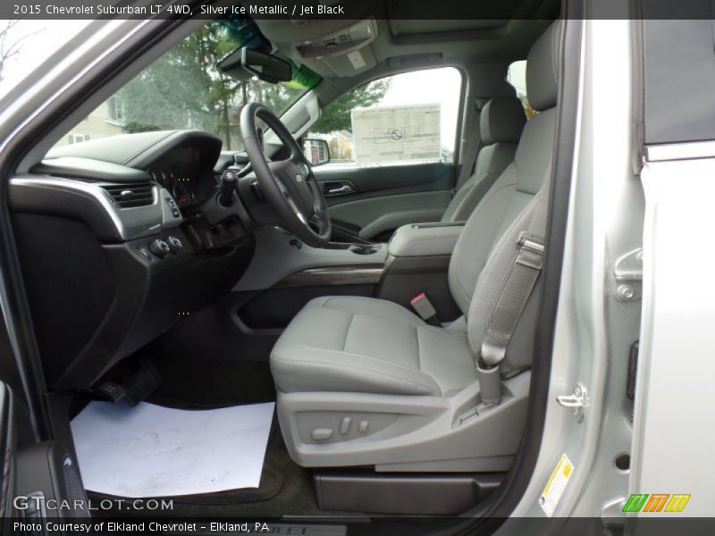 Silver Ice Metallic / Jet Black 2015 Chevrolet Suburban LT 4WD