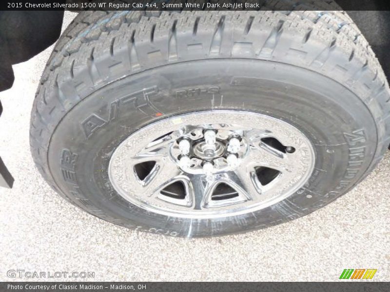 Summit White / Dark Ash/Jet Black 2015 Chevrolet Silverado 1500 WT Regular Cab 4x4
