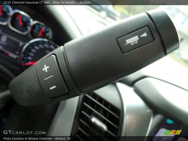 Silver Ice Metallic / Jet Black 2015 Chevrolet Suburban LT 4WD