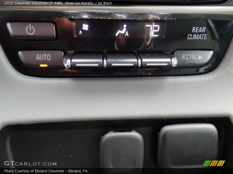Silver Ice Metallic / Jet Black 2015 Chevrolet Suburban LT 4WD