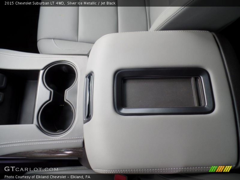Silver Ice Metallic / Jet Black 2015 Chevrolet Suburban LT 4WD