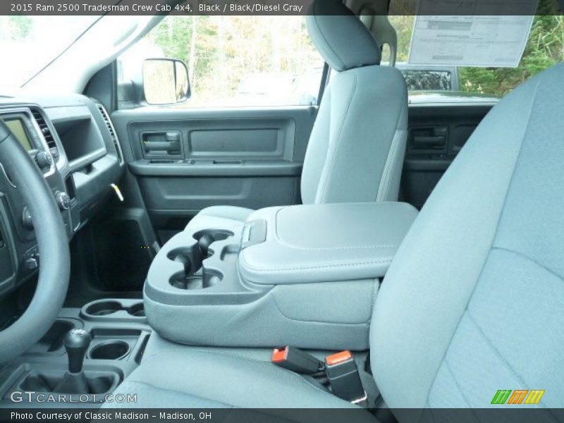 Black / Black/Diesel Gray 2015 Ram 2500 Tradesman Crew Cab 4x4