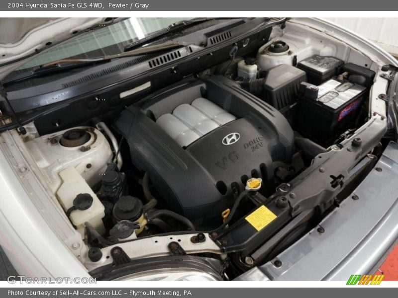 Pewter / Gray 2004 Hyundai Santa Fe GLS 4WD