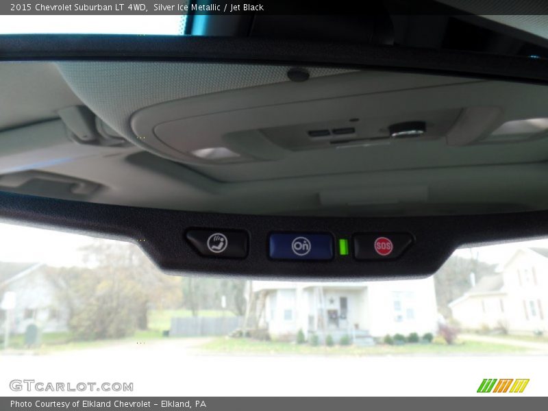Silver Ice Metallic / Jet Black 2015 Chevrolet Suburban LT 4WD