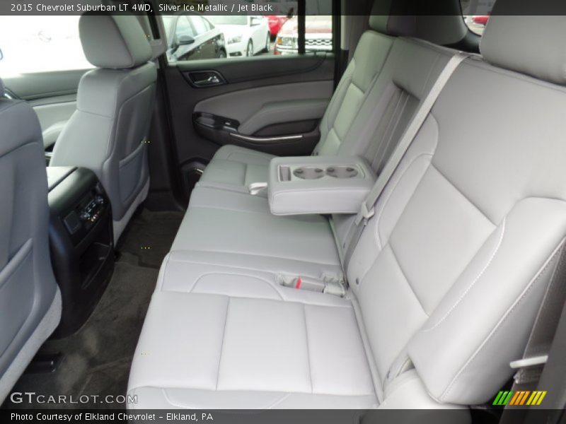 Silver Ice Metallic / Jet Black 2015 Chevrolet Suburban LT 4WD