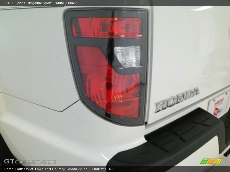 White / Black 2013 Honda Ridgeline Sport