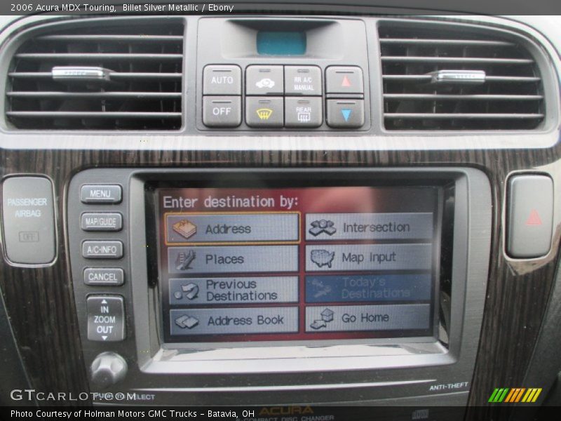 Billet Silver Metallic / Ebony 2006 Acura MDX Touring